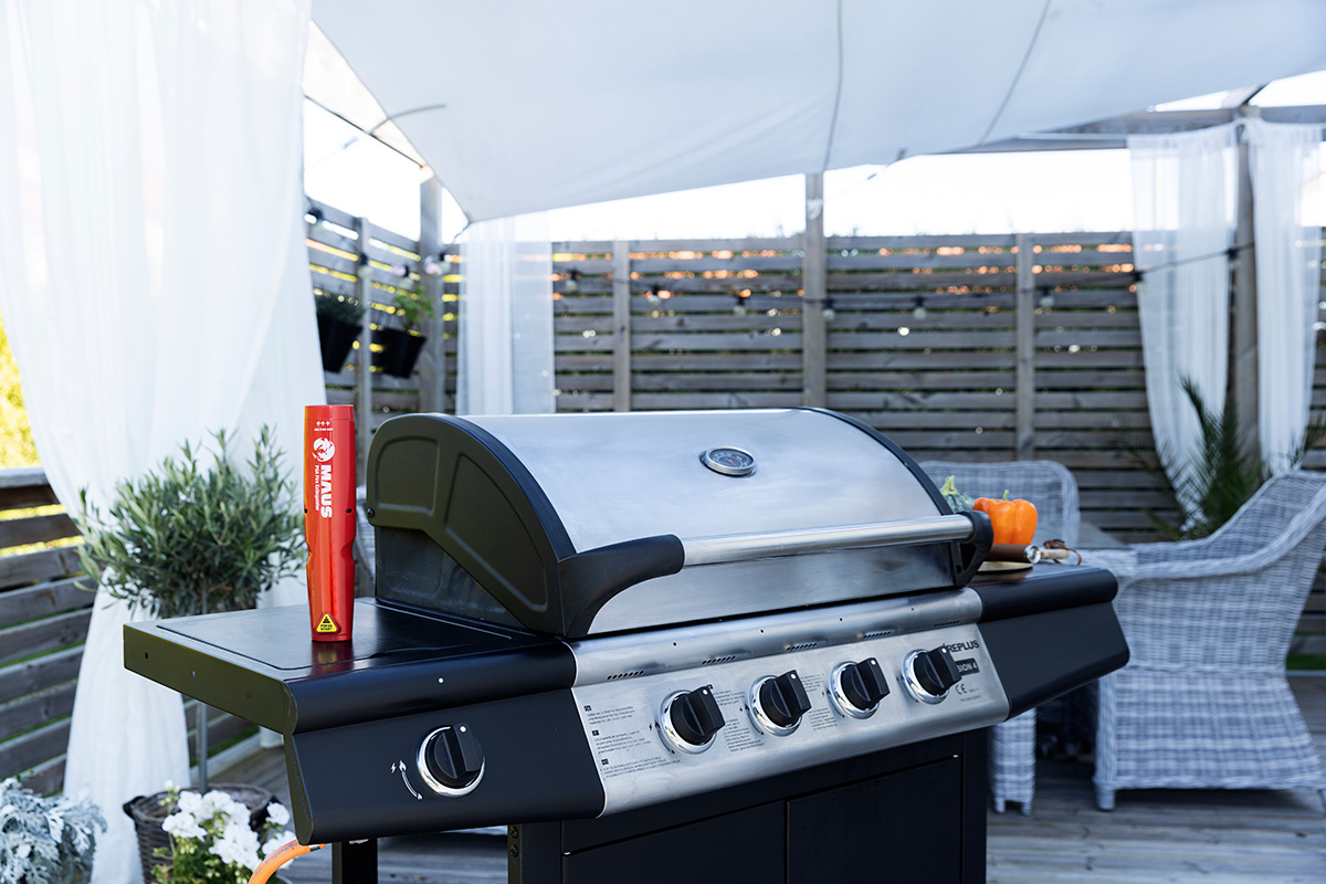 MAUS fire extinguishers for BBQ.